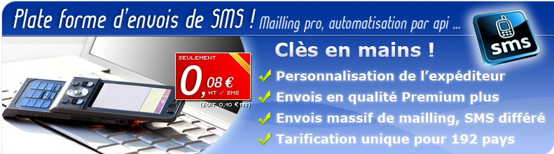 image sms Envoi SMS par Internet