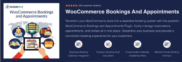 Woocommerce Bookings and Appointments