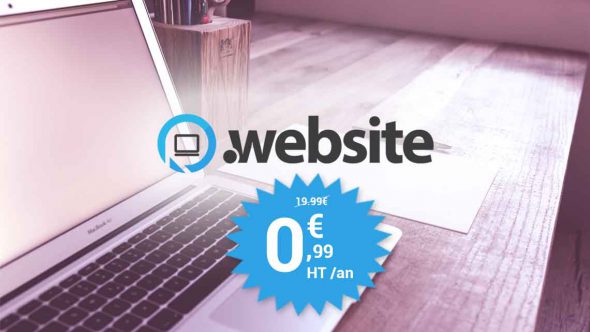Créer un site .WEBSITE à seulement 0,99€ !