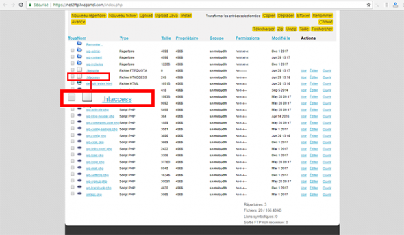 Erreur 403 Forbidden