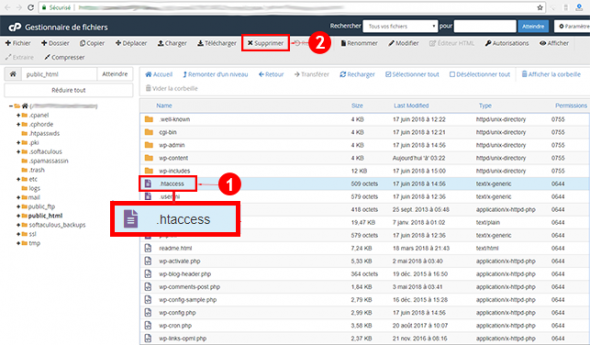 Erreur 403 Forbidden