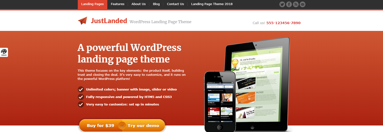 Landing page sur WordPress