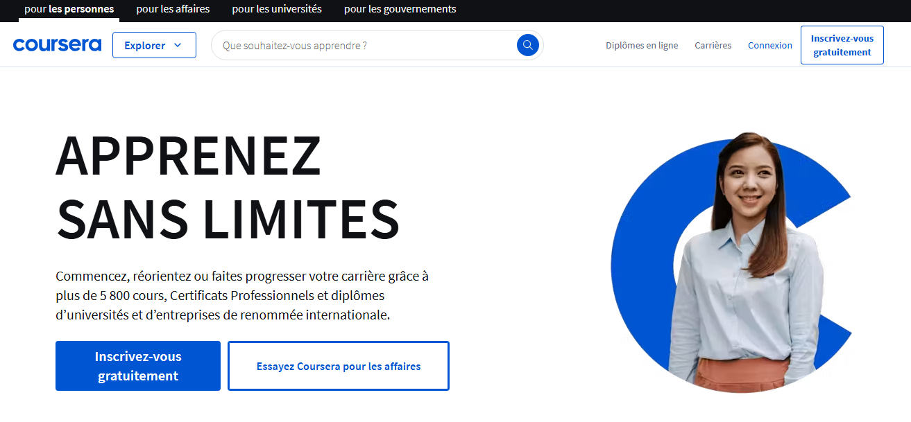 Coursera.org formations codage gratuites