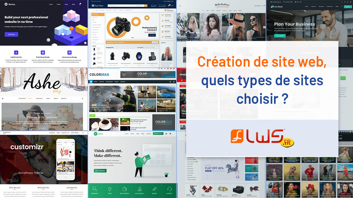 Création de site web, quels types de sites choisir ?