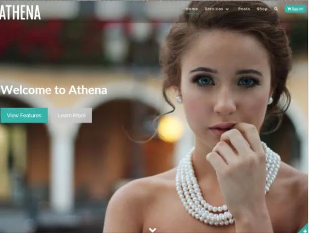Thème gratuit WordPress Athena
