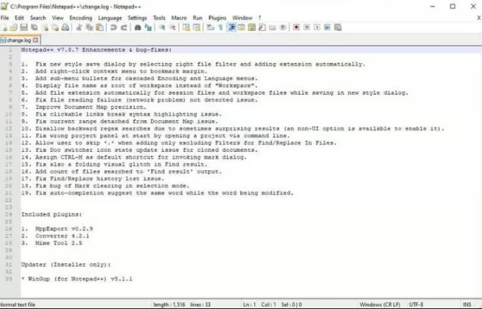 éditeur HTML gratuit Notepad++