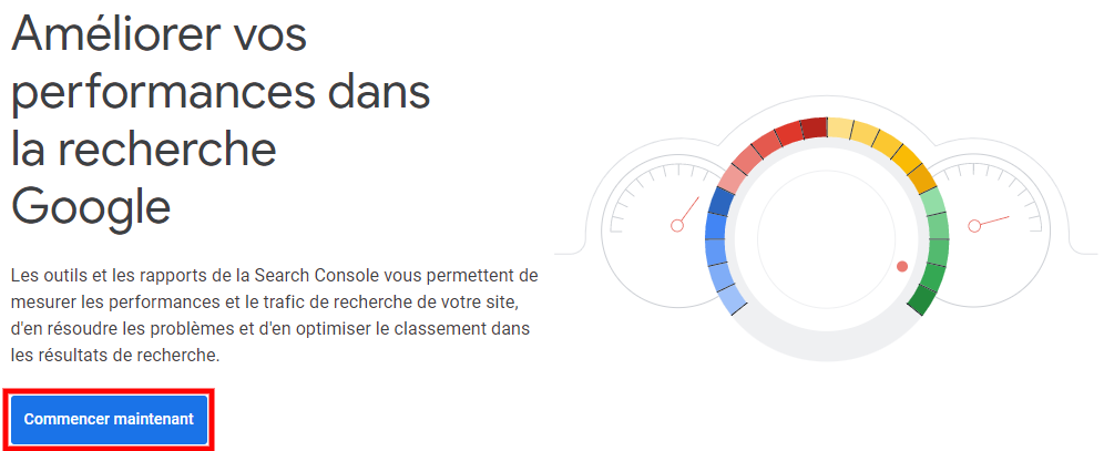 Google Search Console commencer maintenant
