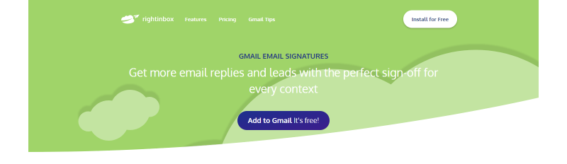 signature d'email rightinbox