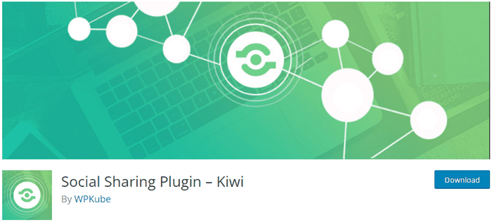 Social sharing plugin Kiwi