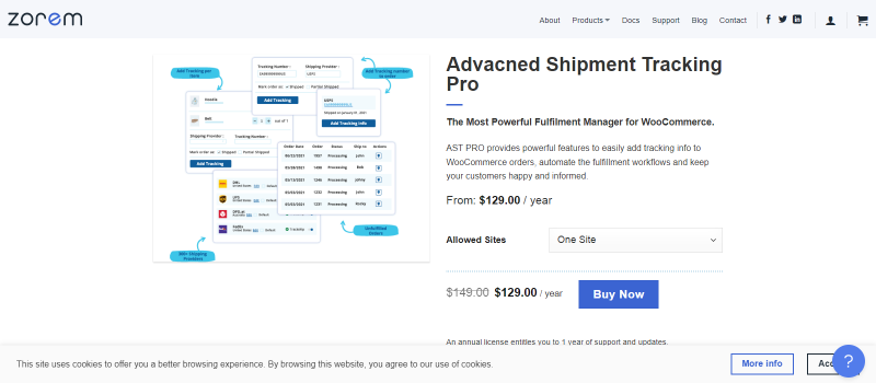 Plugin WooCommerce Advanced Shipment tracking
