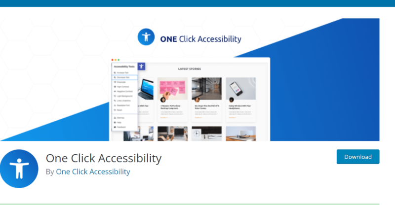 One click accessibility