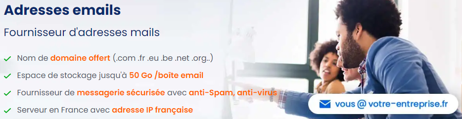 LWS créer une adresse e-mail sécurisée