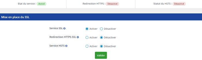 obtenir un certificat SSL