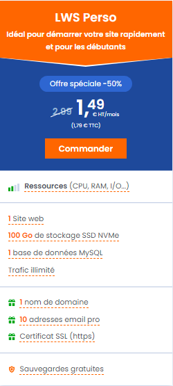 Perso 2 Hébergement web