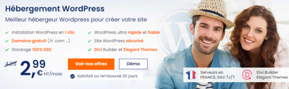 Starter 2 WordPress Hébergement web
