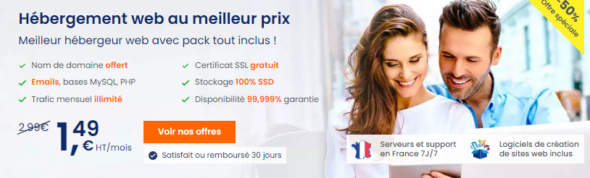 Créateurs de site - Hébergement web au meilleur prix