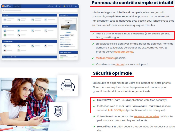 Héberger un site chez LWS : avantages