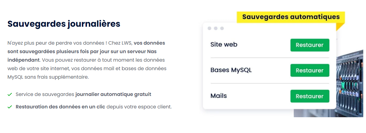 cyberattaque france 2 cyberattaque France : LWS propose des sauvegardes journalières