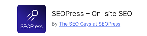 SEOPress SEOPress WordPress