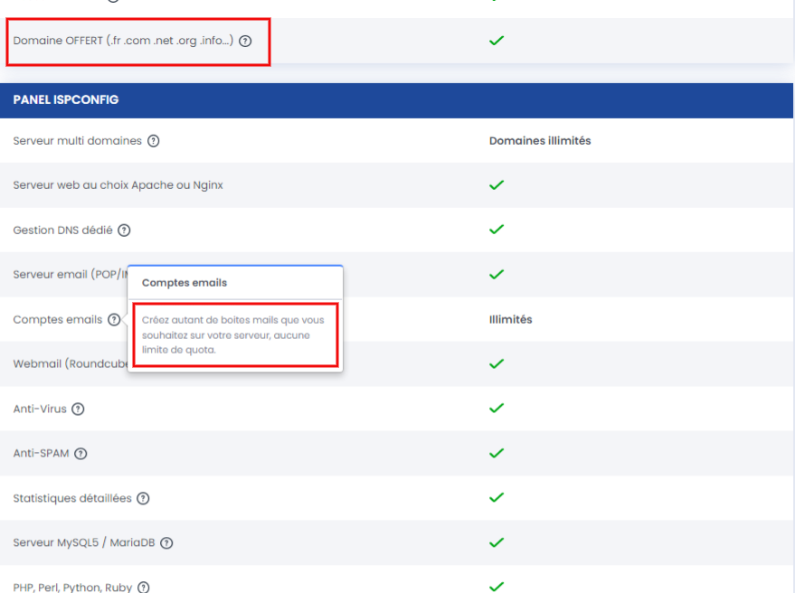 Domaine offert et adresse mail pro illimitée avec un serveur dédié ou VPS LWS Domaine offert et adresse mail pro illimitée avec un serveur dédié ou VPS LWS