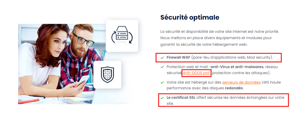Hébergement LWS et sécurité des paiements en ligne Hébergement LWS et sécurité des paiements en ligne