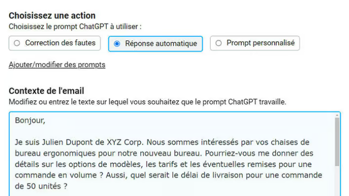 LWS GPT une intelligence artificielle gratuite pour créer et personnaliser des contenus d’email LWS GPT une intelligence artificielle gratuite pour créer et personnaliser des contenus d’email