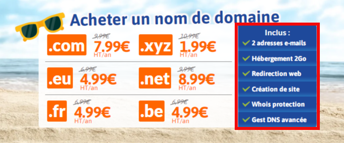 Nom de domaine LWS pour créer un site internet à moindre coût