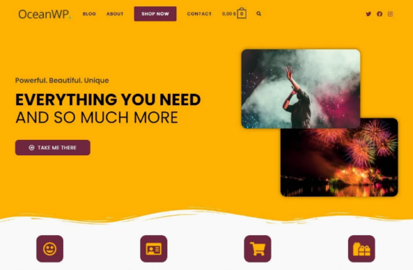 Thème blog WordPress gratuit : OceanWP