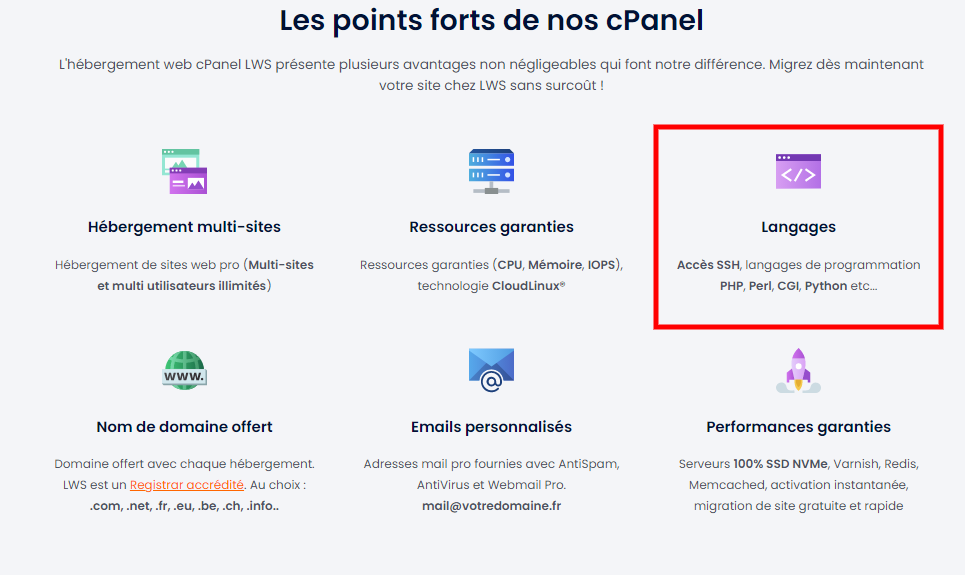 Accès SSH sur nos cPanel