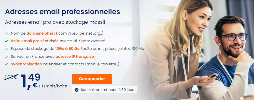 Règles de communication par mail en entreprise : utilisez des adresses mail personnalisées