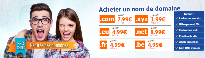 Des promotions LWS pour réduire le prix d'un nom de domaine