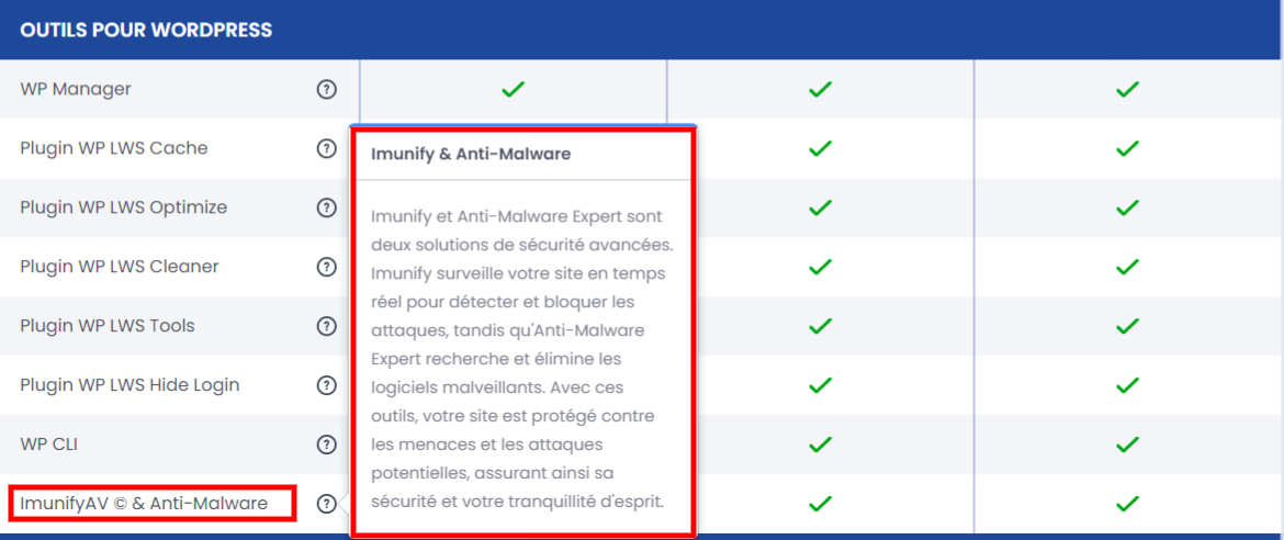 ImunifyAV inclus à nos offres d'hébergement