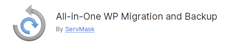 All in one WP Migration