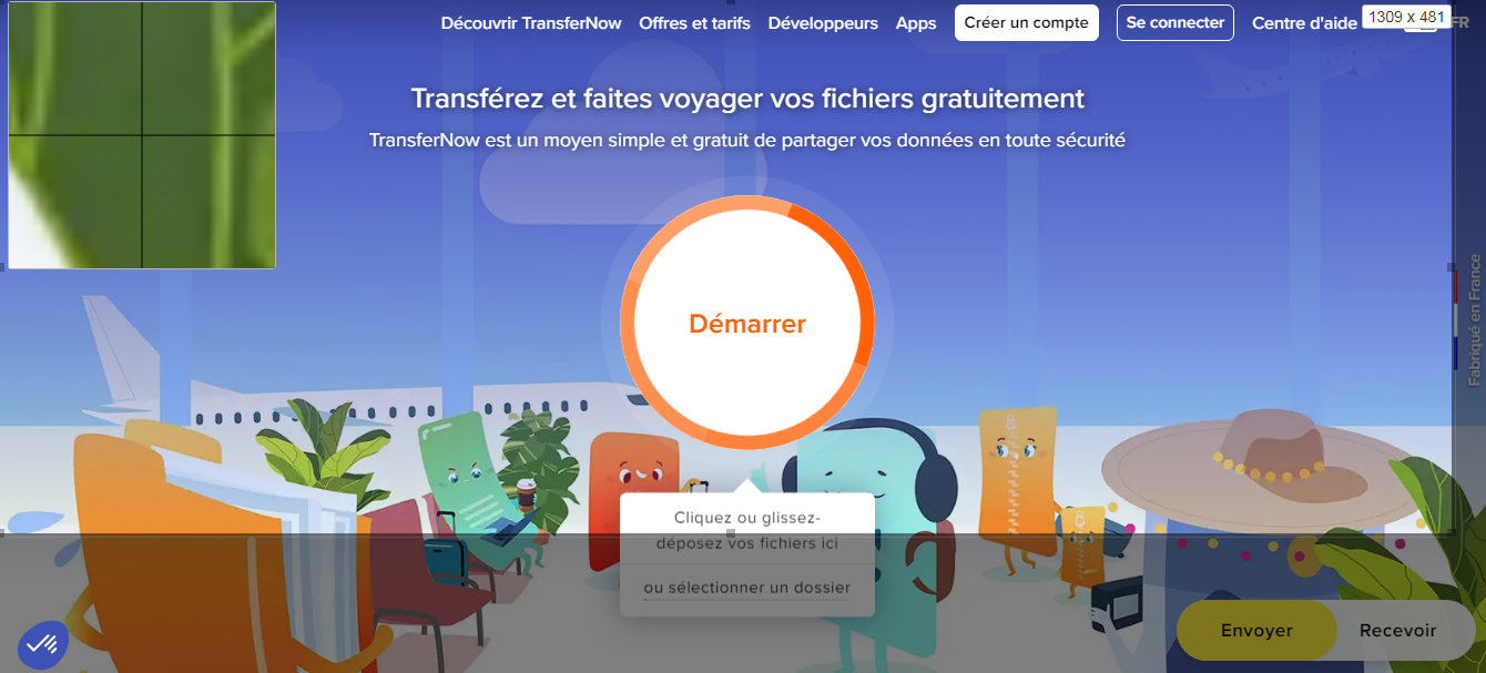 Envoi de fichiers lourds jusqu’à 5 Go avec TransfertNow