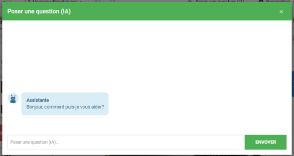 Le chatbot AI de SiteBuilder PRO