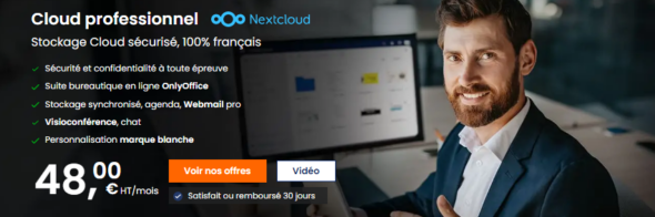 Profitez de Nextcloud Hub 9 avec notre Cloud Professionnel