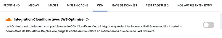 Cloudflare sur LWS Optimize