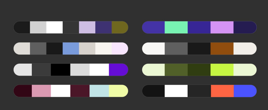 Des palettes de couleurs variées avec le thème par défaut WordPress 6.7