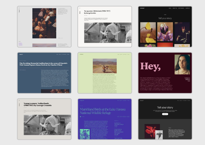 Des styles au choix pour refléter votre personnalité