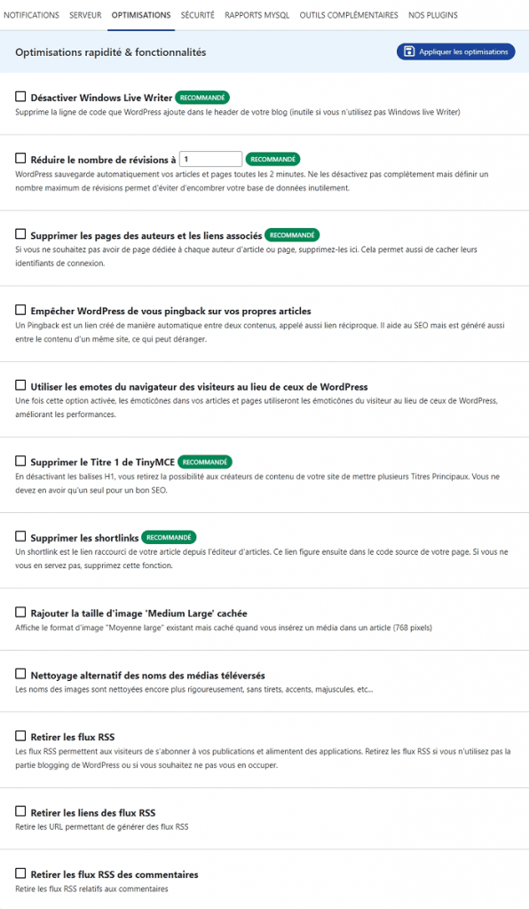 Optimisation et performance simplifiées avec le meilleur plugin WordPress : LWS Tools