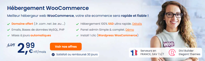 Hébergement WooCommerce LWS pour votre boutique incluant des paiements en crypto