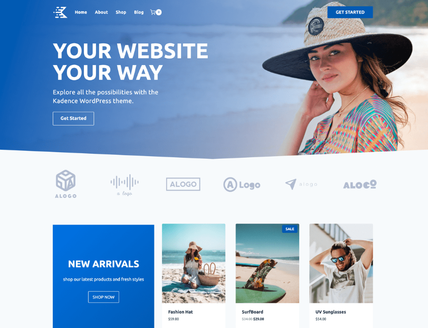 Thème WordPress gratuit : Kadence