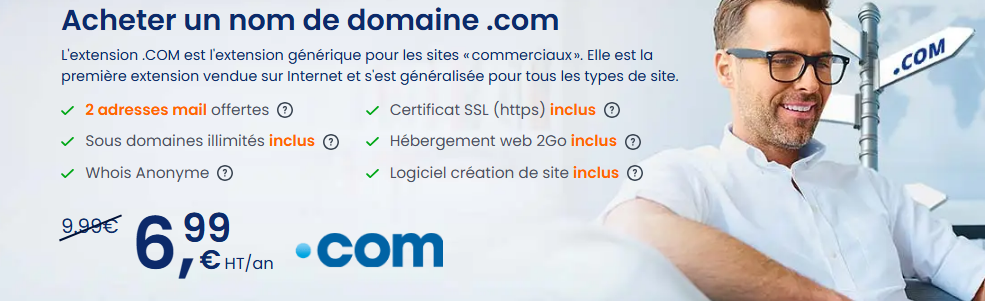 Achetez un nom de domaine .com et profitez d'une remise exceptionnelle chez LWS Achetez un nom de domaine .com et profitez d'une remise exceptionnelle chez LWS