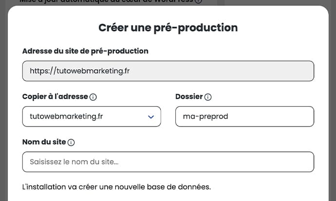 preproduction staging