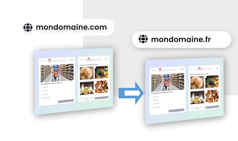 Il est possible de changer un nom de domaine sur un site existant