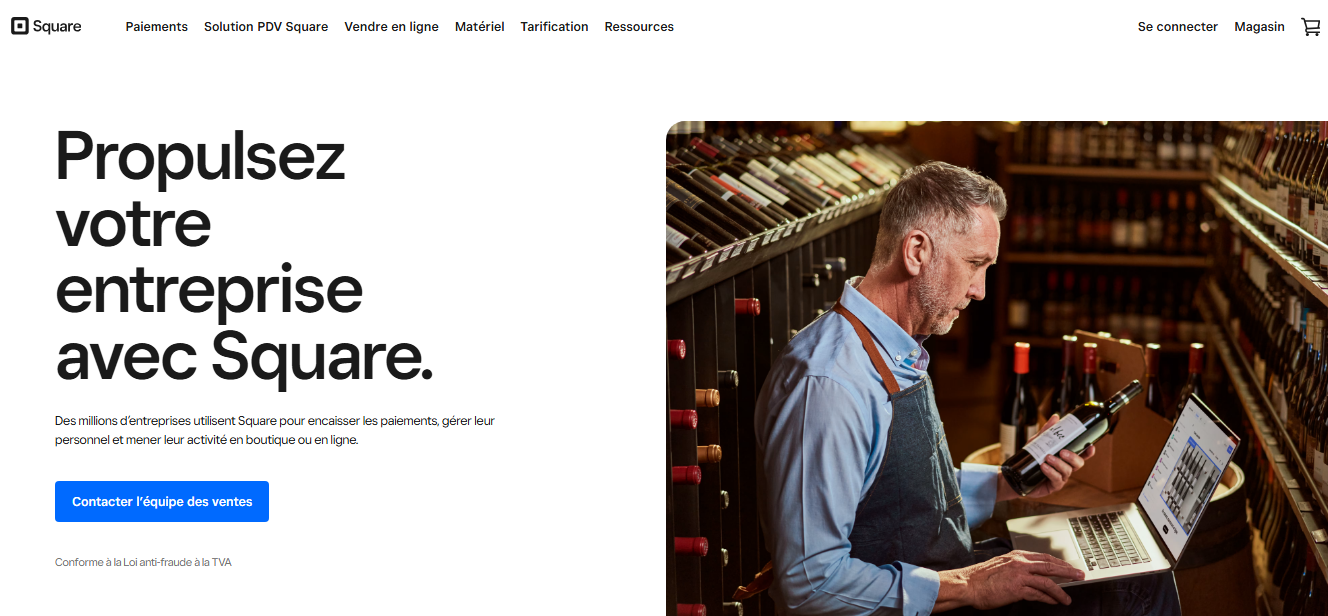 Square une passerelle de paiement en ligne polyvalente pour les petites entreprises