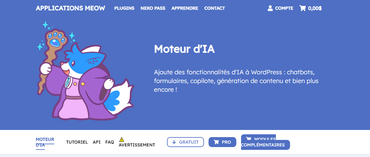 AI Engine : un plugin IA WordPress très complet