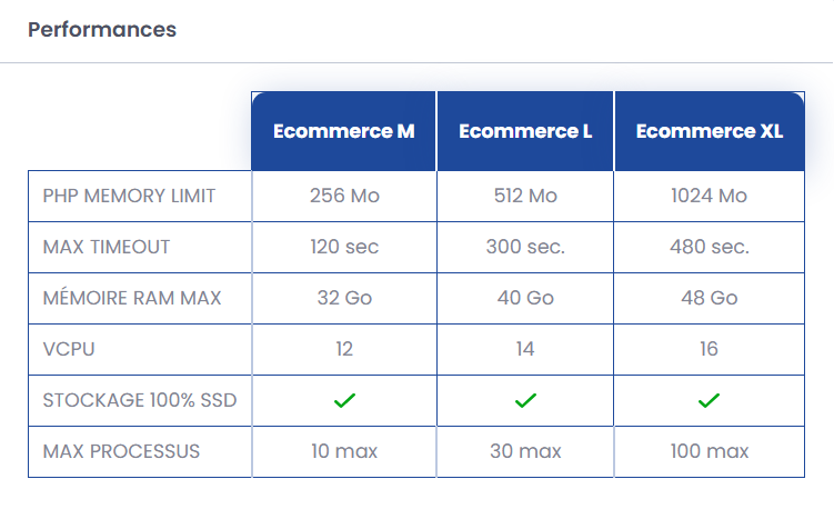 La performance de notre hébergement e-commerce chez LWS