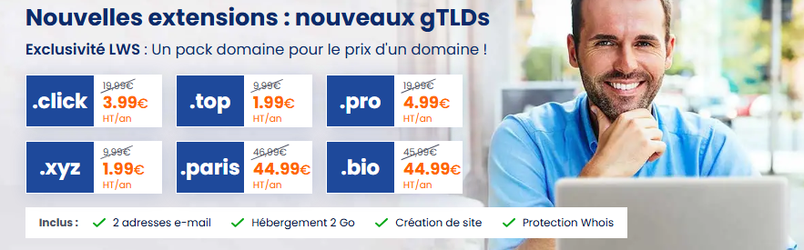 Obtenez un nGTLD pas cher avec LWS