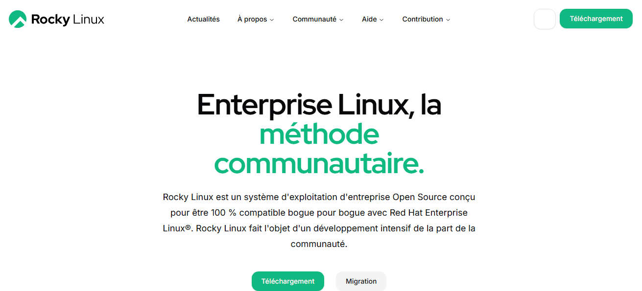Rocky Linux une distribution Linux idéale pour les environnements professionnels et les serveurs Rocky Linux : une distribution Linux idéale pour les environnements professionnels et les serveurs